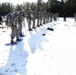 Cold-Weather Operations Course Class 18-05 students practice snowshoeing at Fort McCoy