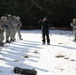 Cold-Weather Operations Course Class 18-05 students practice snowshoeing at Fort McCoy