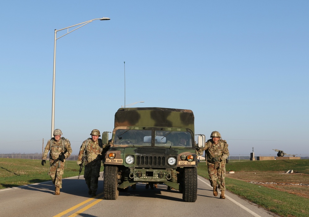 101st DIVARTY senior NCOs conduct combat focused physical training