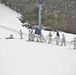 Cold-Weather Operations Course Class 18-05 students practice skiing at Fort McCoy