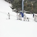 Cold-Weather Operations Course Class 18-05 students practice skiing at Fort McCoy