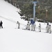 Cold-Weather Operations Course Class 18-05 students practice skiing at Fort McCoy