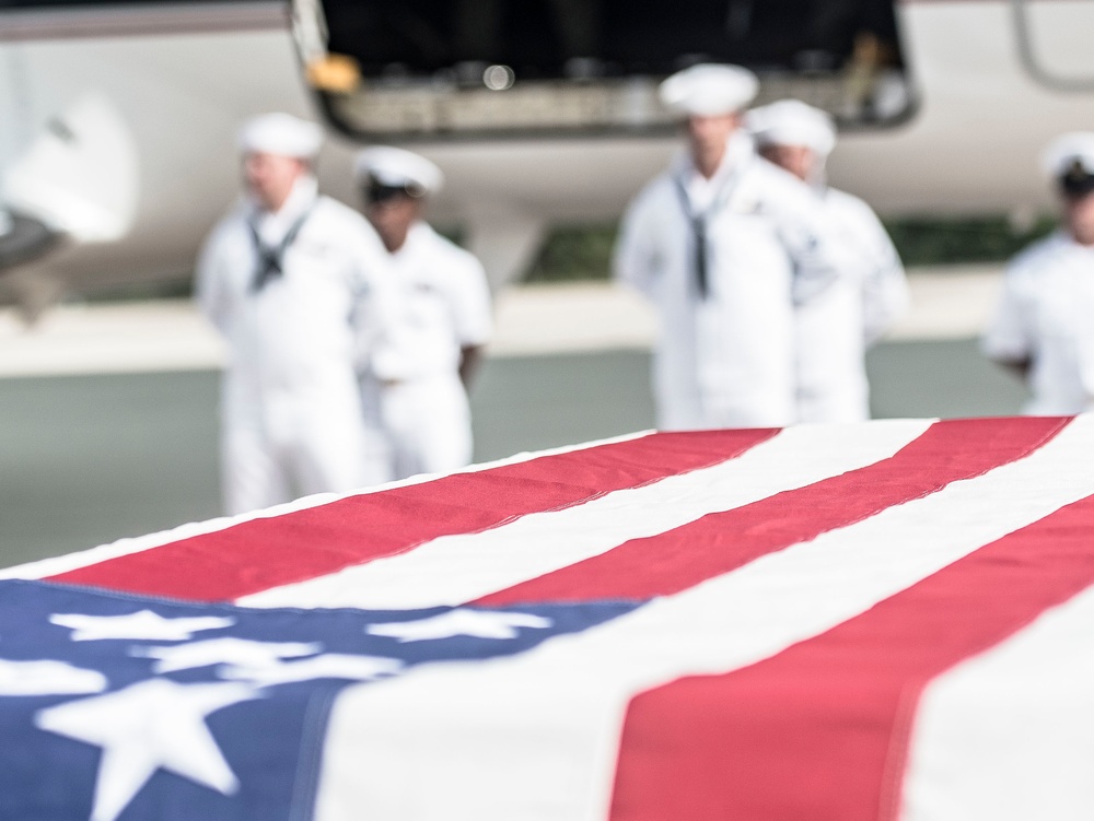 U.S. Military Dive Team Repatriate Remains of WWII Aviators in Palau