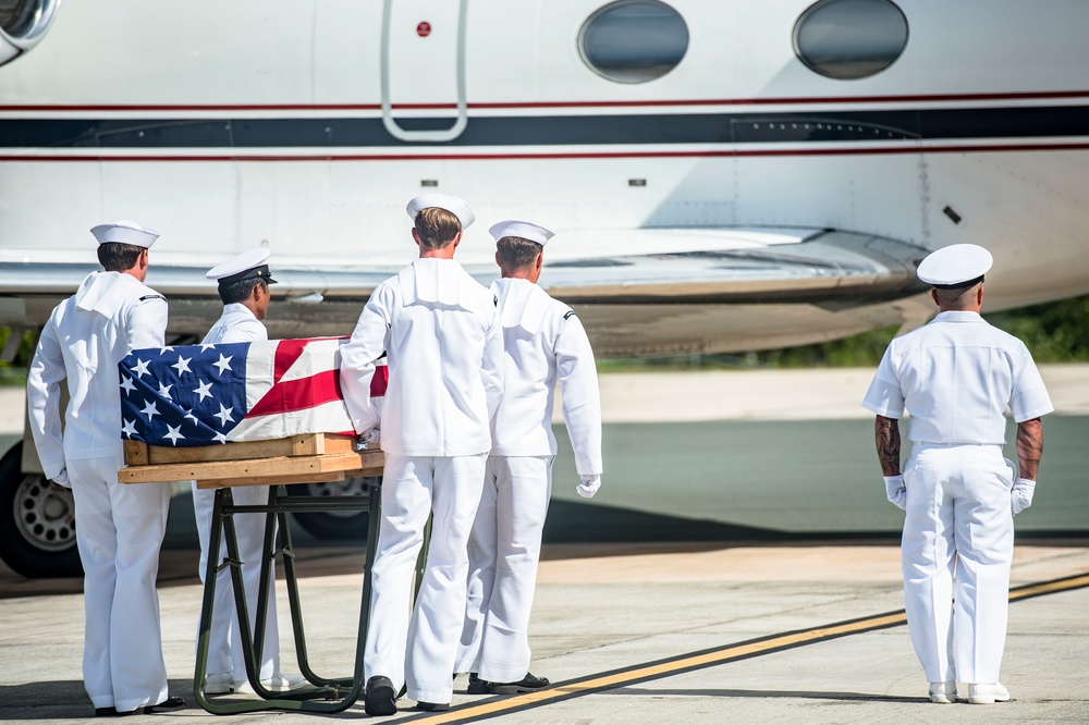 U.S. Military Dive Team Repatriate Remains of WWII Aviators in Palau