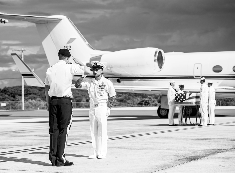 U.S. Military Dive Team Repatriate Remains of WWII Aviators in Palau