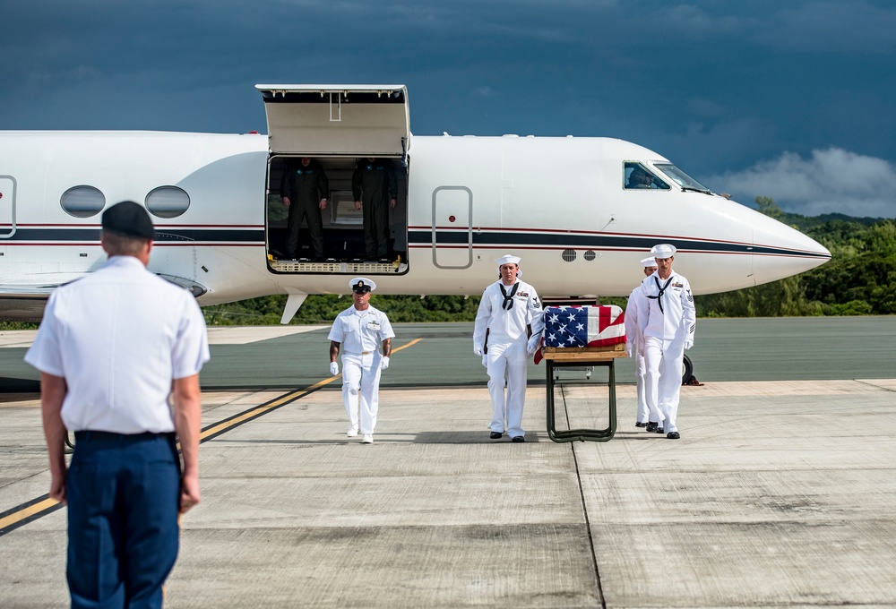 U.S. Military Dive Team Repatriate Remains of WWII Aviators in Palau