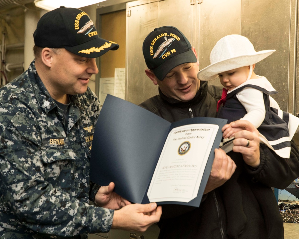 AIMD Reenlistment Ceremony
