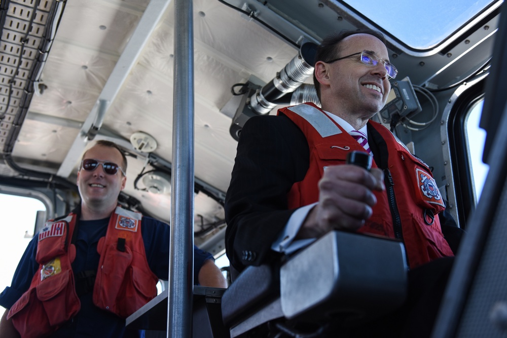 Deputy Attorney General visits Coast Guard in San Diego