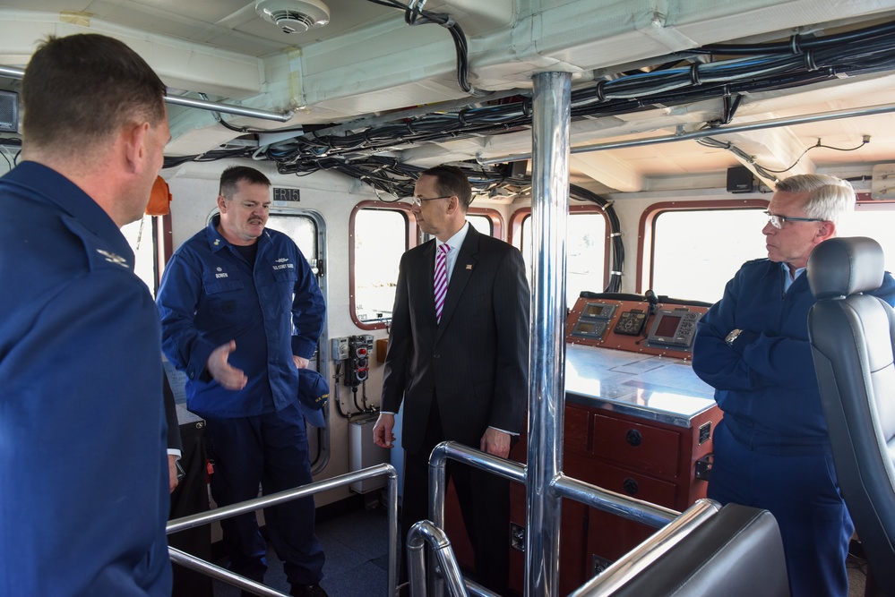 Deputy Attorney General visits Coast Guard in San Diego