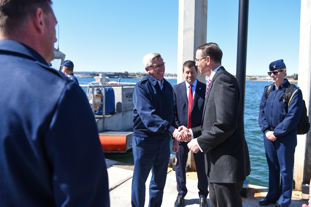 Deputy Attorney General visits Coast Guard in San Diego