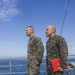 Fox Company's Commanding Officer Promoted at Sea