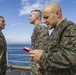 Fox Company's Commanding Officer Promoted at Sea