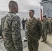 Fox Company's Commanding Officer Promoted at Sea