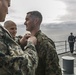 Fox Company's Commanding Officer Promoted at Sea