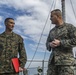 Fox Company's Commanding Officer Promoted at Sea