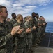 Fox Company's Commanding Officer Promoted at Sea