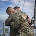 Fox Company's Commanding Officer Promoted at Sea