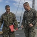 Fox Company's Commanding Officer Promoted at Sea