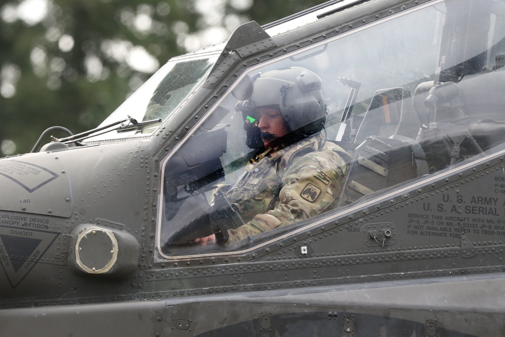 1-229th Attack Reconnaissance Squadron, 16th Combat Aviation Brigade engages in a Field Training Exercise