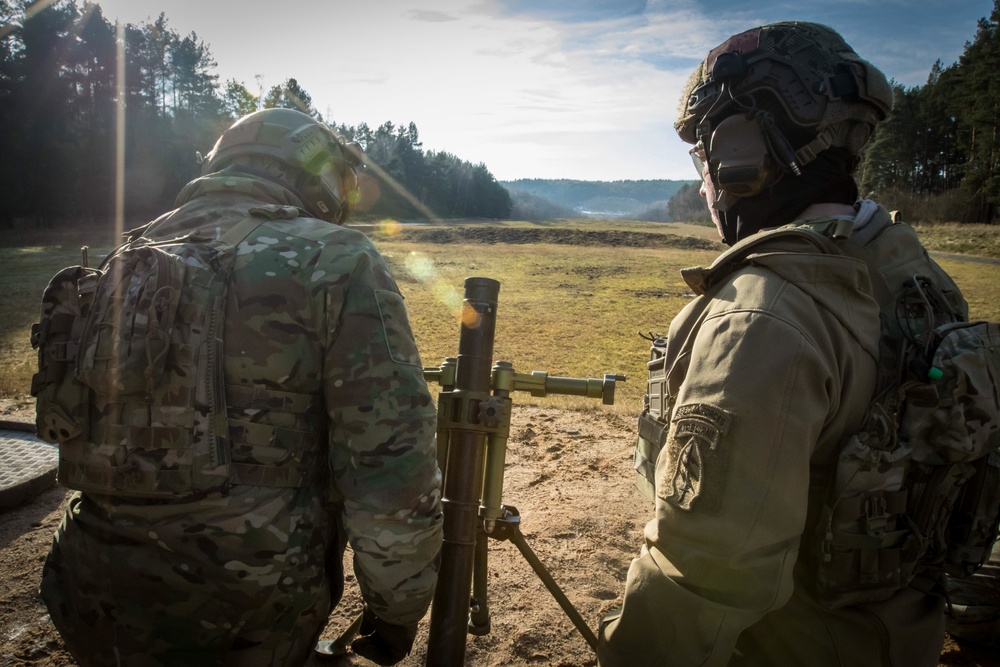 10th SFG(A) Weapons Training