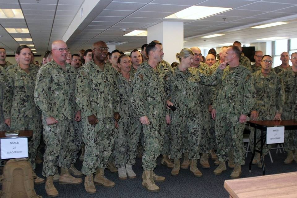 CNO, MCPON Visit NMCB 27