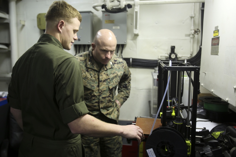 26th MEU Marines improvise, adapt and overcome with 3D-printer