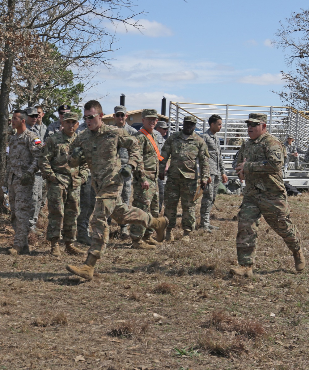 At the finish line