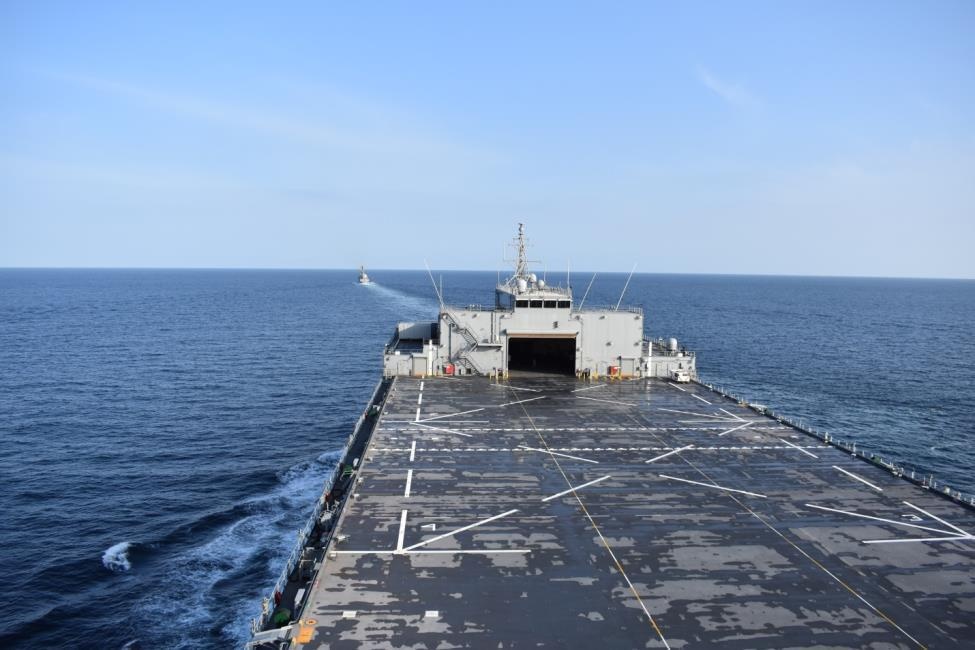 USS Lewis B. Puller conducts Strait of Hormuz transit