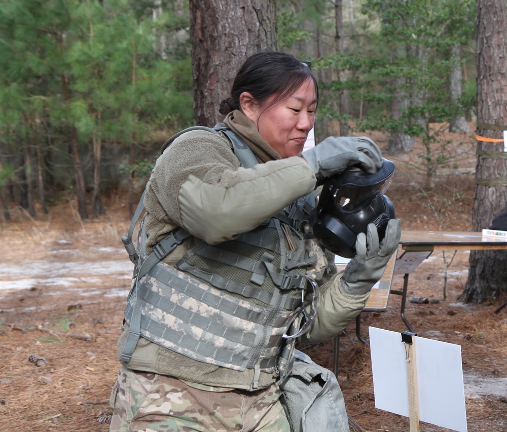 U.S. Army Reserve Soldiers practice critical skills with warrior task training
