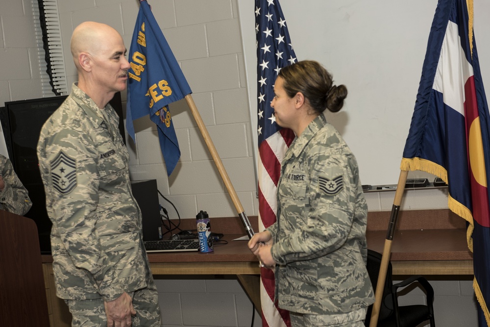 ANGCCM Visits Airmen at Buckley AFB