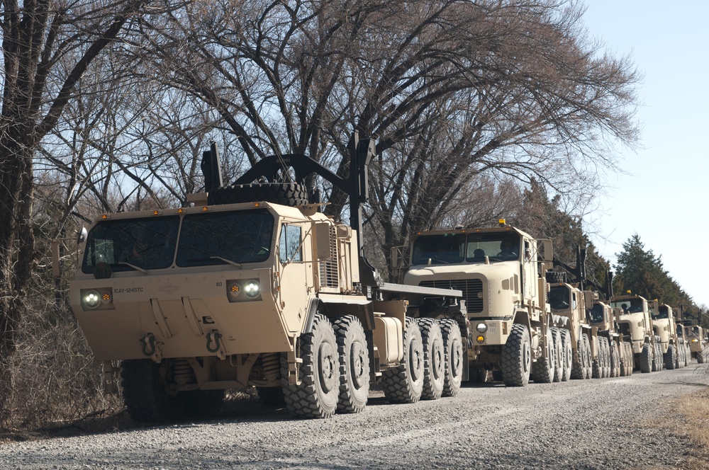 Oklahoma National Guard unit rolls with active duty partner