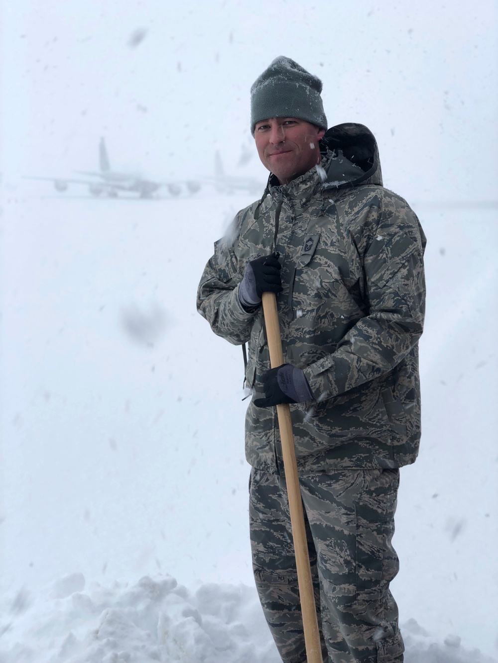 Snow hits hard at Utah Air Guard Base