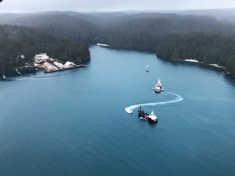 Unified Command response teams continue cleanup efforts for Shuyak Strait oil spill