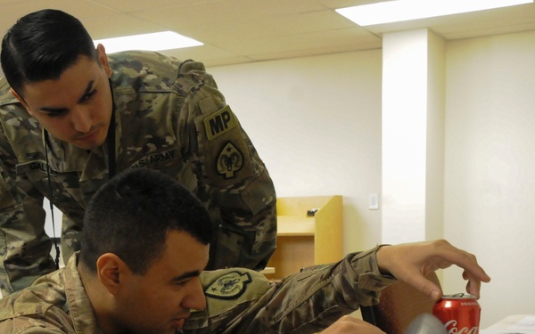 137th MP trains on pulling fingerprints