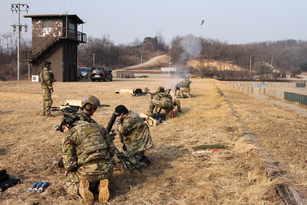 1st Battalion, 1st Special Forces Group (Airborne) Valor Knife '18 Mortar Range