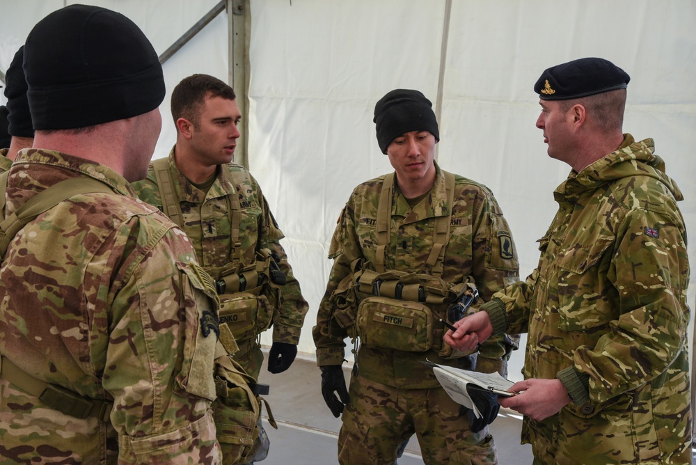 U.S. and British Best Detachment Competition at Grafenwoehr
