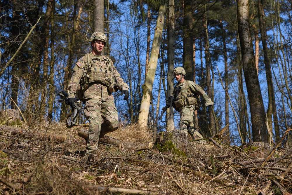 U.S. and British Best Detachment Competition at Grafenwoehr
