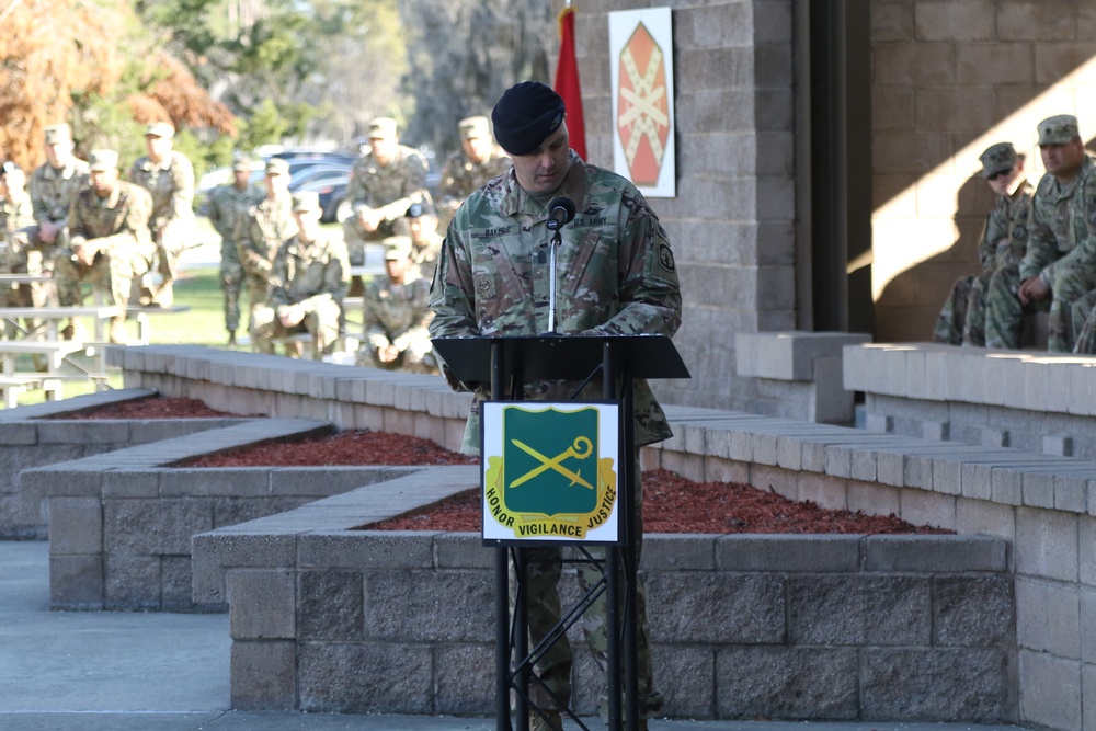 385th Military Battalion Change of Responsibilities