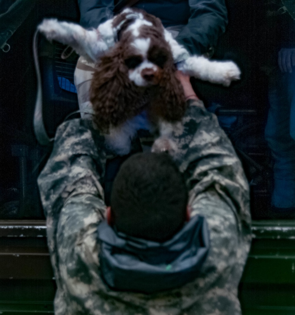 Massachusetts National Guard rescues residents during March 2018 winter storm