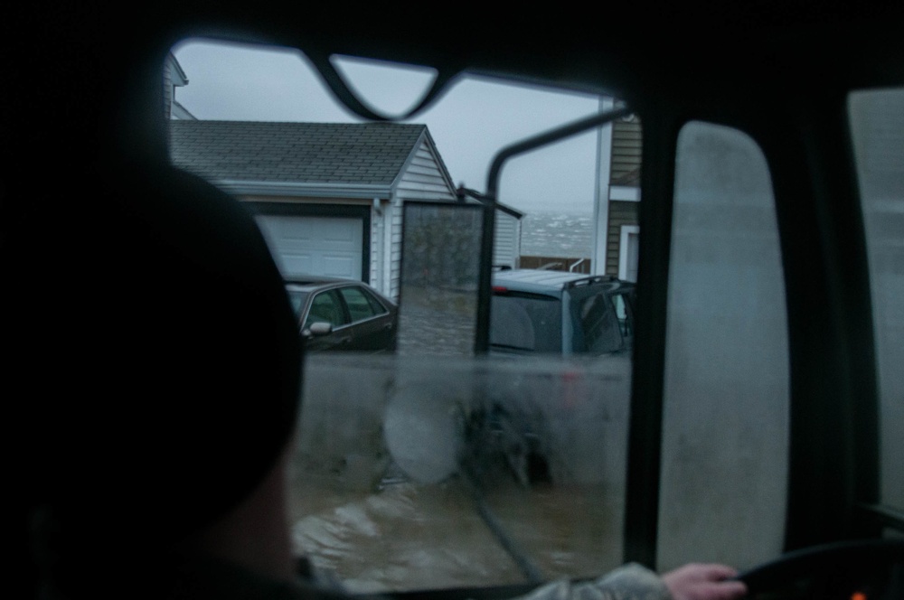 Massachusetts National Guard rescues residents during March 2018 winter storm