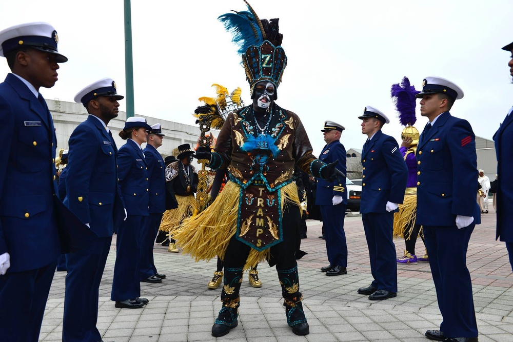 Coast Guard helps celebrate Lundi Gras
