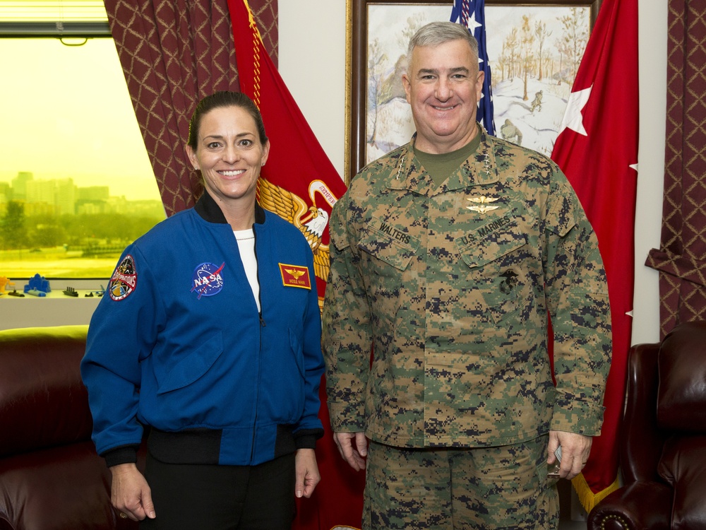 ACMC Meets Marine Corps Astronaut