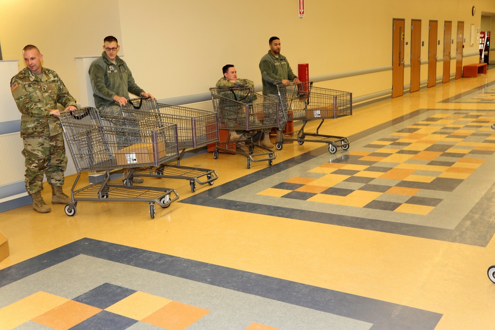 Operation Cold Steel II Soldiers receive equipment issue at Fort McCoy
