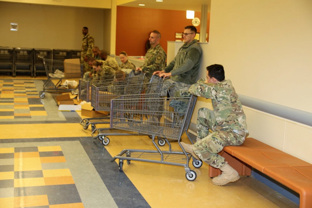 Operation Cold Steel II Soldiers receive equipment issue at Fort McCoy