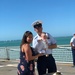 Baptism held aboard Coast Guard Cutter Thetis