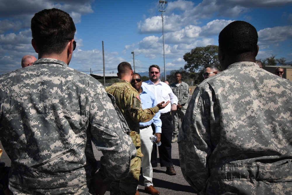 Chargé d'Affaires Brian A. Nichols Visits Joint Task Force-Bravo