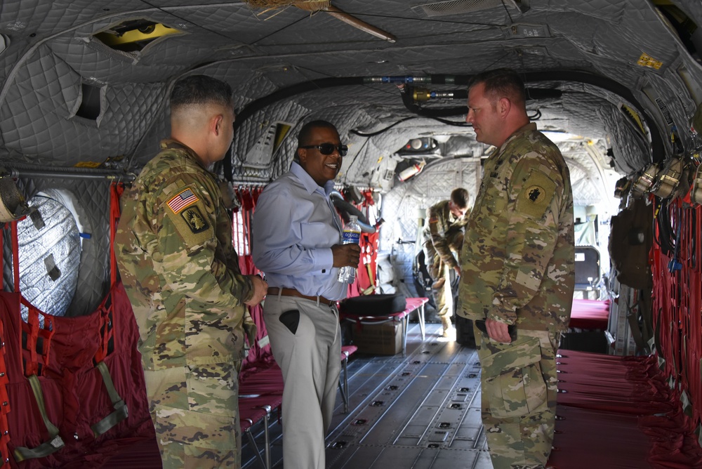 Chargé d'Affaires Brian A. Nichols Visits Joint Task Force-Bravo