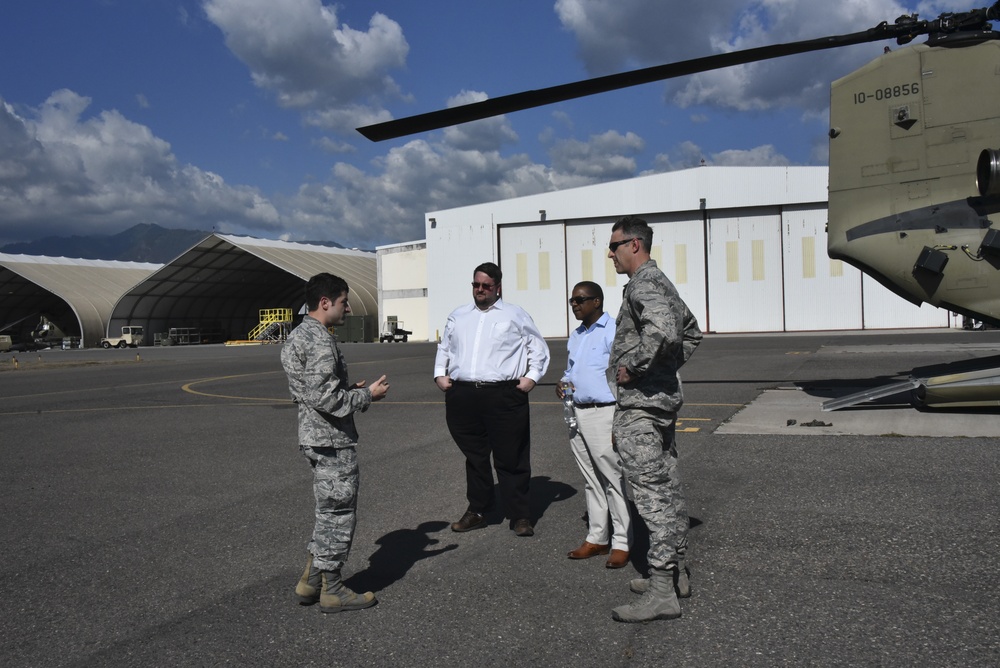 Chargé d'Affaires Brian A. Nichols Visits Joint Task Force-Bravo