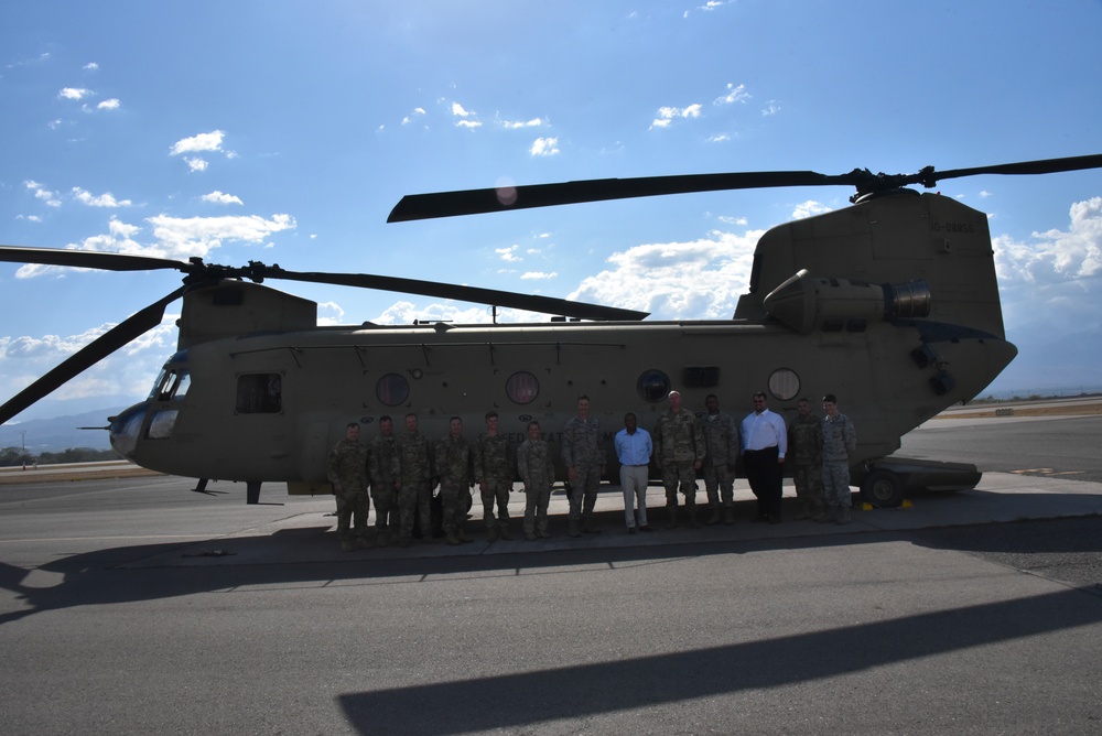 Chargé d'Affaires Brian A. Nichols Visits Joint Task Force-Bravo