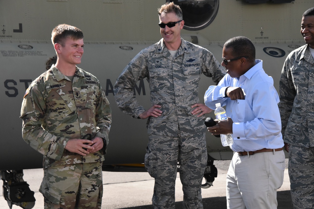 Chargé d'Affaires Brian A. Nichols Visits Joint Task Force-Bravo